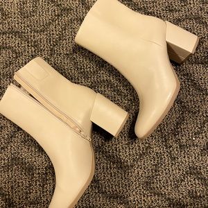 Tan booties
